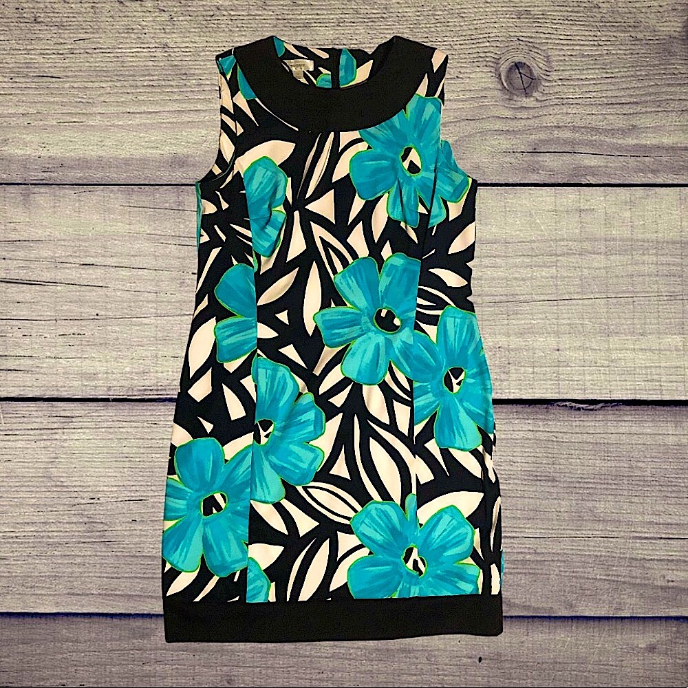 Dressbarn Women’s Floral Sleeveless Shift Dress 12